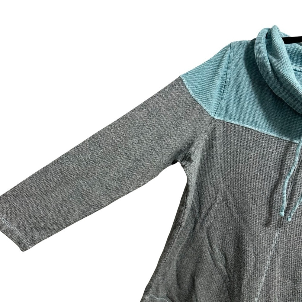 Talbots beachy coastal spring color block cowl neck pullover leisurewear top - Picture 7 of 10